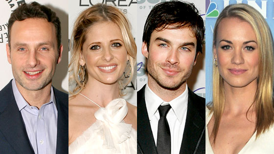Andrew Lincoln, Sarah Michelle Gellar, Ian Somerhalder, Yvonne Strahovski Andrew Lincoln, Sarah Michelle Gellar, Ian Somerhalder, Yvonne Strahovski